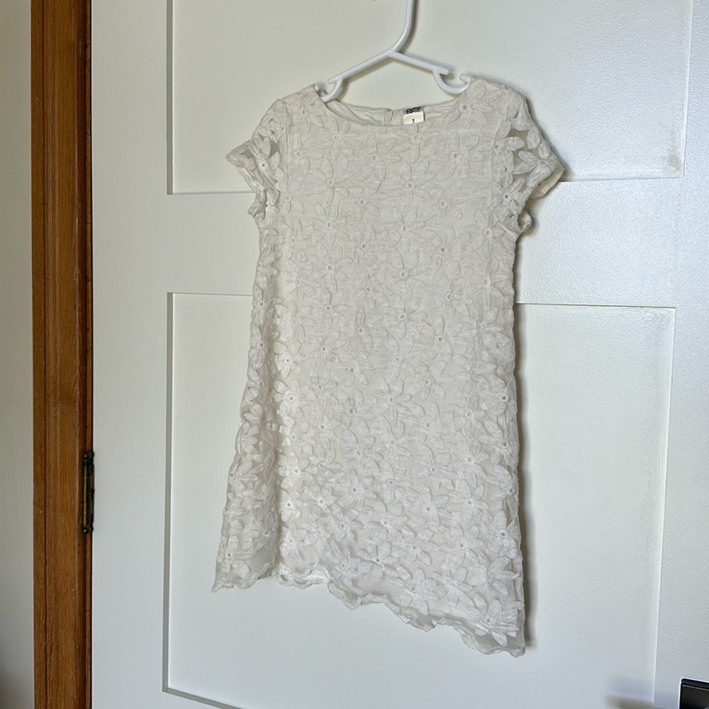 Oshkosh White floral pattern dress 5T
